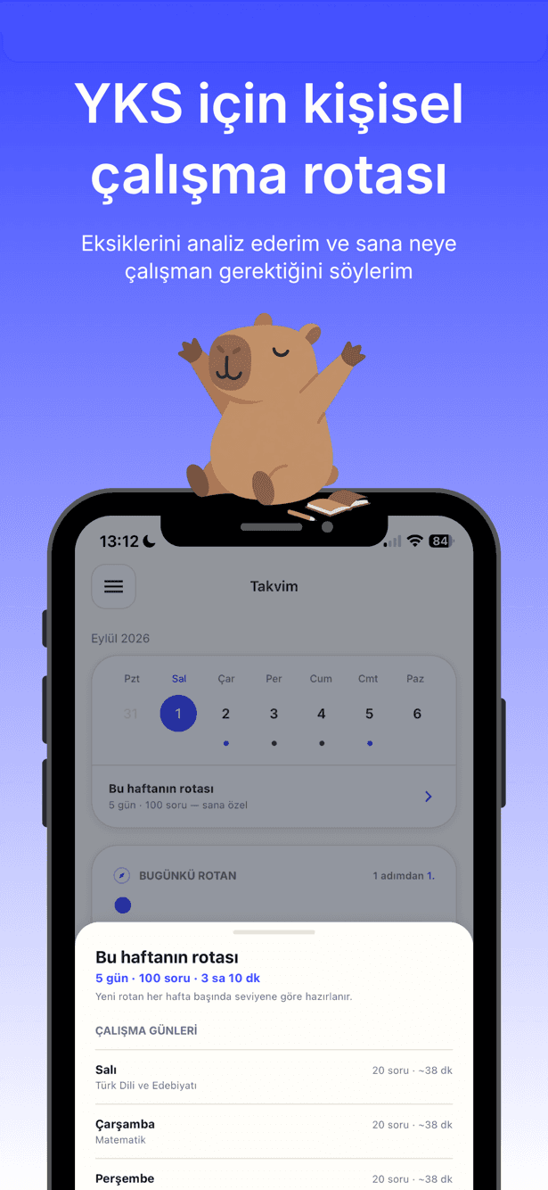 Rota OS — soru çözme ekranı